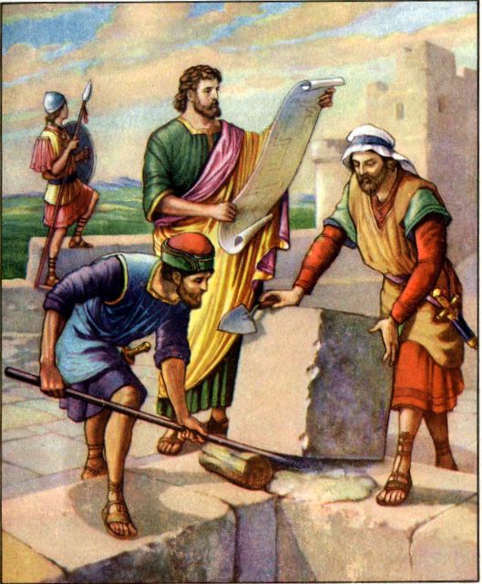 Nehemiah - rebuilding the walls of Jerusalem